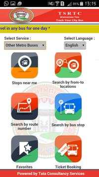 TSRTC Live Bus Track screenshot 1