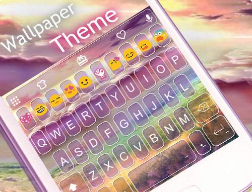 Cute Wallpaper Emoji Keyboard स्क्रीनशॉट 5