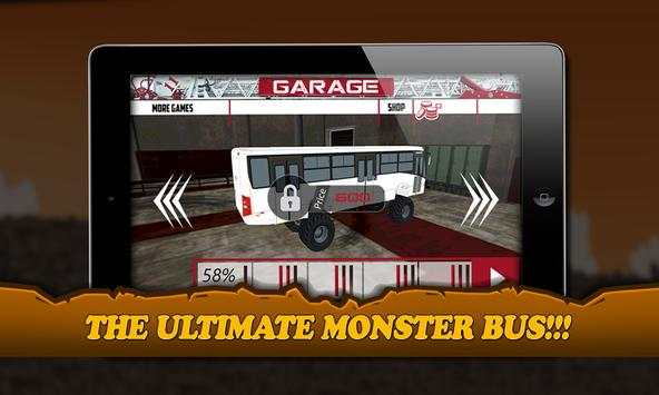 3D Monster Bus Simulator 2015 screenshot 4