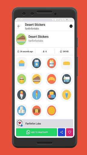 Food Stickers - Sticker for WhatsApp screenshot 3