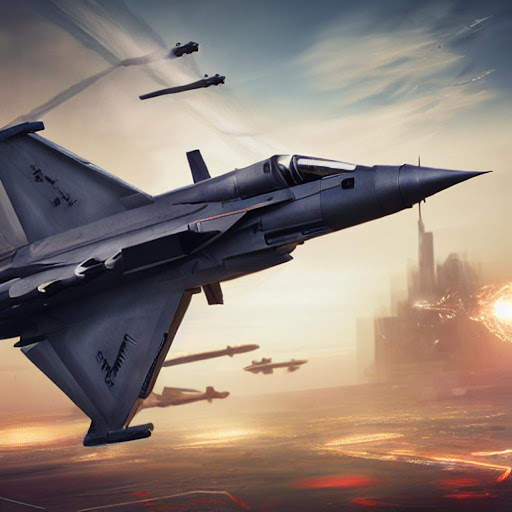 Game Pesawat Tempur Perang screenshot 2