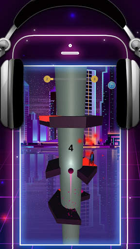Helix Stack Rise Jump Jump 3 تصوير الشاشة