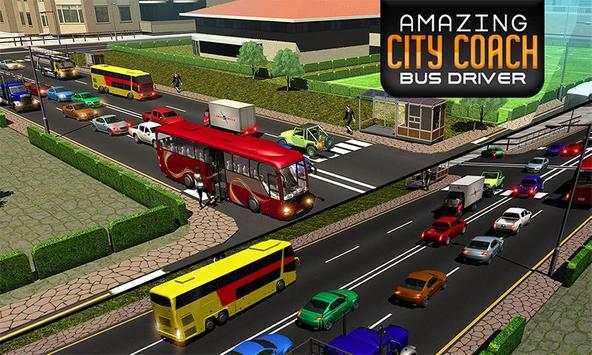 Amazing City Coach Bus Driver screenshot 5