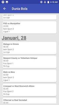 Berita dan Jadwal Sepakbola screenshot 4