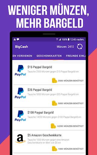 Geld Verdienen, Geschenkkarten screenshot 2