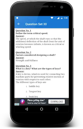 Mechanical Engineering Q/A screenshot 2