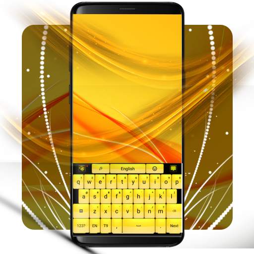 Yellow Keyboard Gold