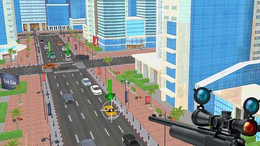 Sniper Shoot Traffic Hunter screenshot 3