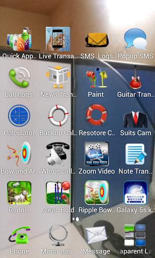 Transparent Screen Launcher screenshot 9