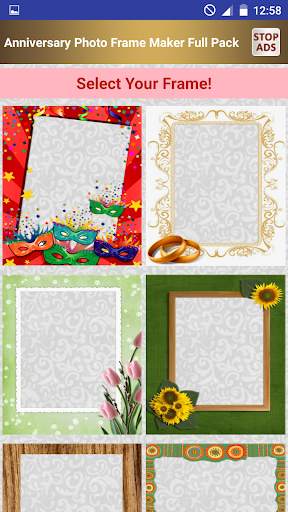 Make Wedding Anniversary Photo Frames Couple Wish screenshot 5