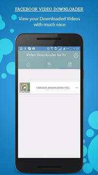 Facebook Video Downloader screenshot 5