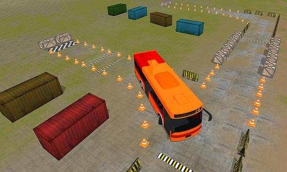 Town Coach Bus Parking Simulator Drive screenshot 2