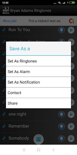 Bryan Adams ringtones screenshot 3