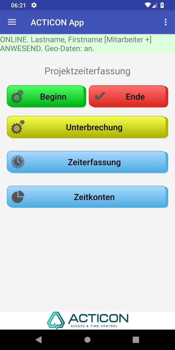 ACTICON App screenshot 4