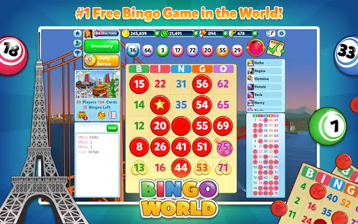 Bingo World - FREE Game 12 تصوير الشاشة