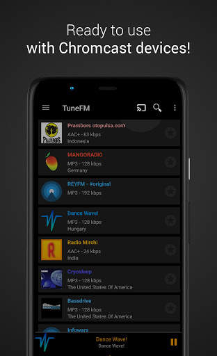 TuneFM - Internet Radio Player screenshot 3
