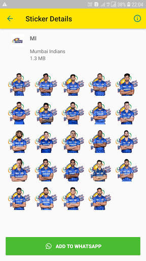 IPL Stickers For Whatsapp2020-WhatsApp StickersIPL screenshot 4