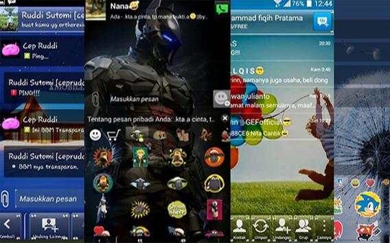 New bbm transparan screenshot 2