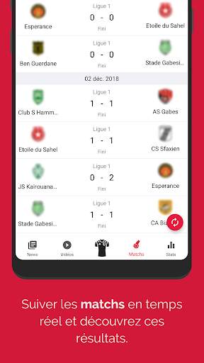 Tunisia Foot: Live Match screenshot 2
