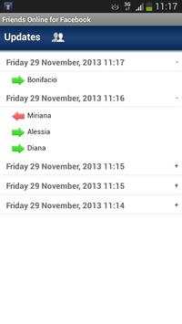 Friends Online for Facebook screenshot 3