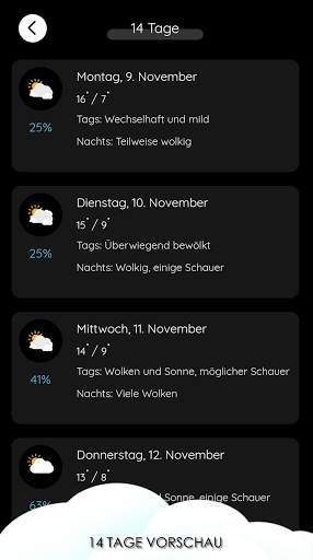 Wettervorhersage screenshot 7