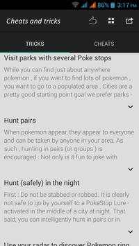 Pokemon Tricks &Cheats screenshot 2