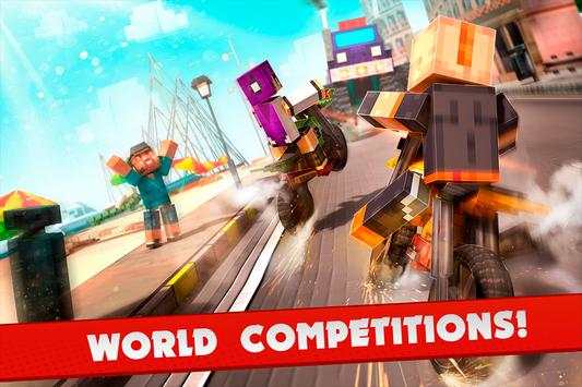 Crafting Motocross Bike Racer screenshot 2