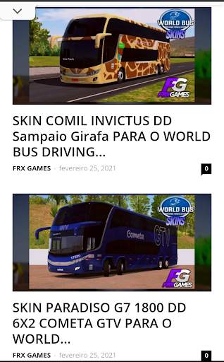 Skins World Bus Driving Simulator - FG screenshot 2
