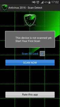 Antivirus 2016 - Scan&Detect screenshot 1