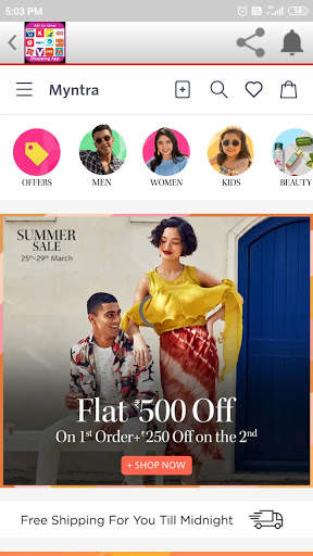 All in one shopping app : Amazon Flipkart Snapdeal screenshot 2