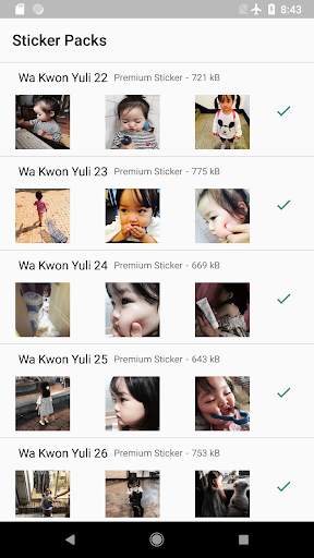 Cute Wa Kwon Yuli Sticker WAStickerApps screenshot 4
