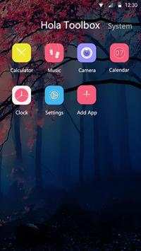 The Blue Forest Hola Theme screenshot 3