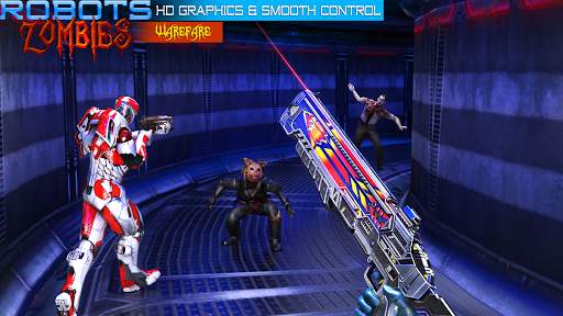 Robot VS Zombie Shooting-Zombies Target Mission screenshot 1