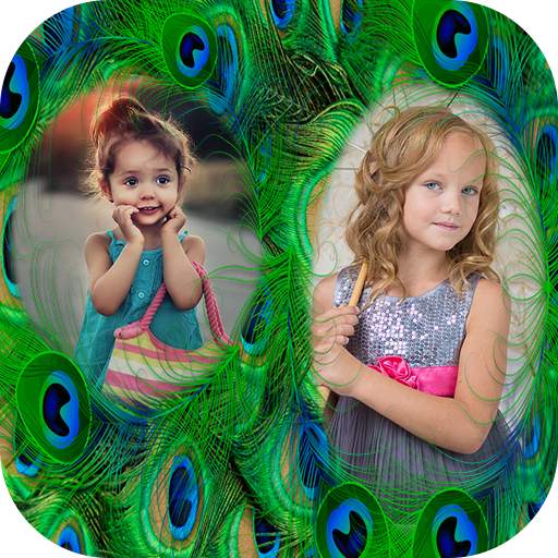 Peacock Dual Photo Frame 1.2