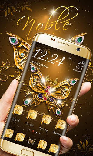 Noble GO Launcher Theme 1 تصوير الشاشة
