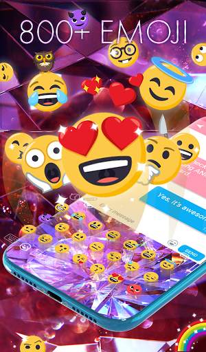 Diamond Wallpaper for Girls and Keyboard screenshot 3