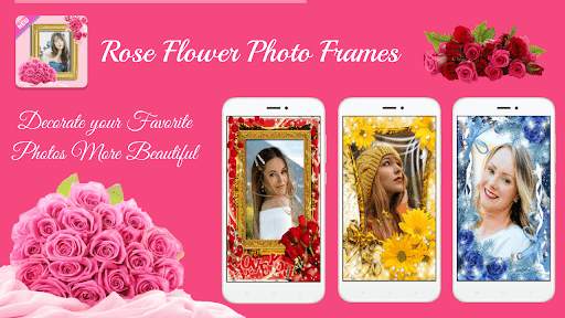 Rose Flower Photo Frames - Flower Photo Editor screenshot 1