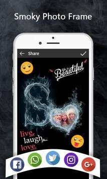 Smoky Text Photo Frame screenshot 6