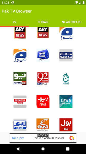 Pak TV Browser : Live Channels, Newspapers & Shows screenshot 1