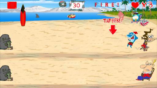 SantaShark vs. Zombies screenshot 1