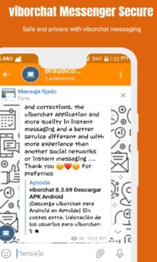 viborchat Messenger screenshot 1