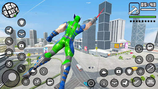 Multi Rope Hero Super Town 4 screenshot 4