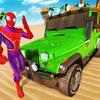 Superhero Car Stunts Buggy Racing logo