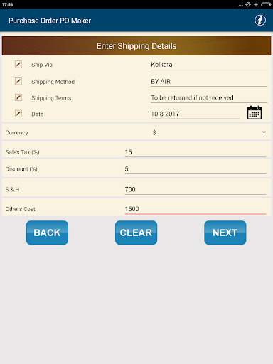 Invoice & Purchase Order Maker screenshot 11