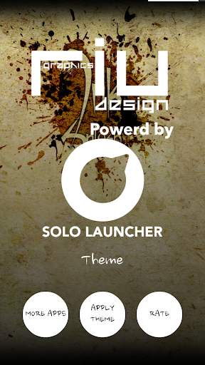 Ink Splash Solo Launcher Theme screenshot 2