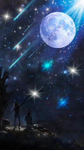 Quiet Starry Night APUS Live Wallpaper screenshot 4