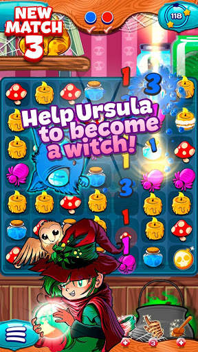 The Apprentice Witch - Puzzle Match 3 Game screenshot 4