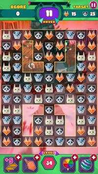 Animal Match 3 Paper Jewel screenshot 3