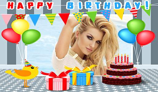 Birthday Photo Frame screenshot 1