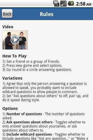 Questions Game screenshot 2